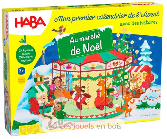 Mon premier calendrier de l'Avent - Marché de Noël - Haba