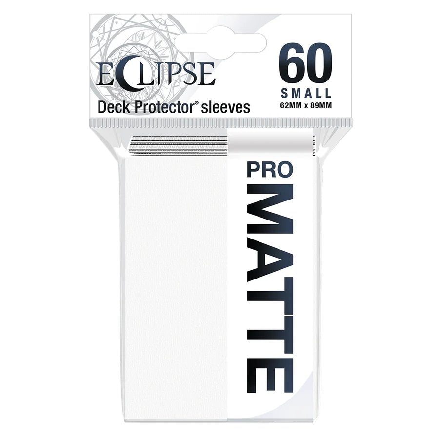 60 pochettes Eclipse Pro-Matte Format Japonais - Blanc Arctic - Ultra Pro