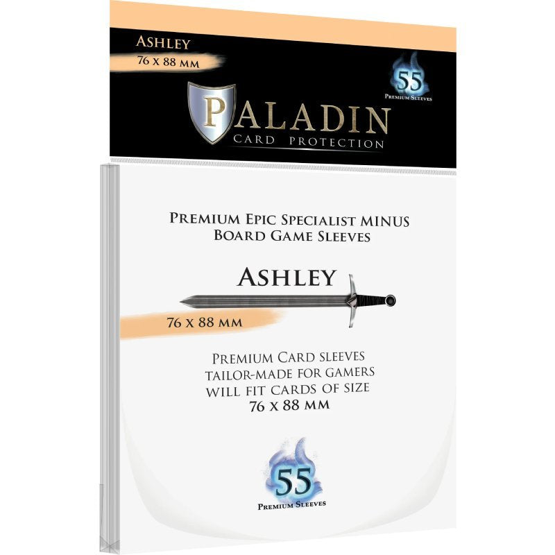 55 pochettes transparentes Ashley (76 x 88 mm) - Paladin