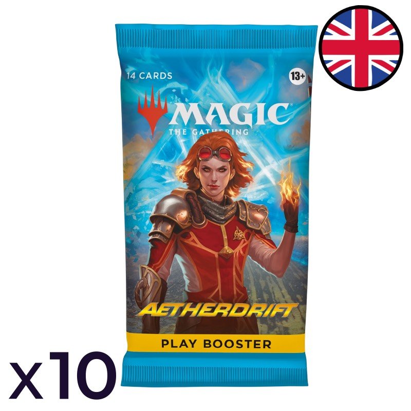 Lot de 10 boosters de jeu Aetherdrift - Magic FR
