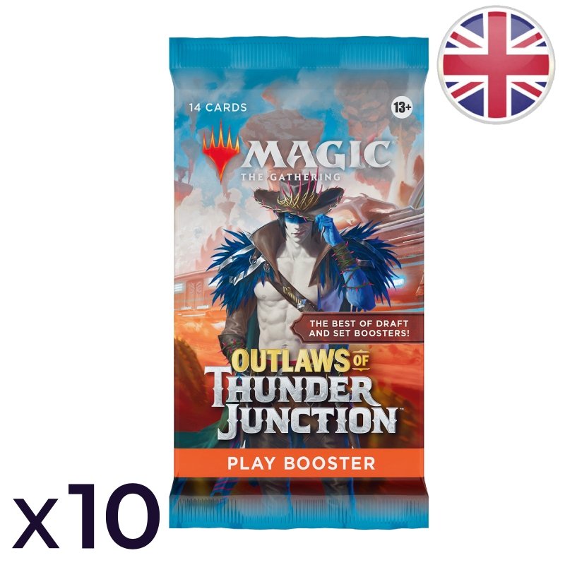 Lot de 10 boosters de jeu Les hors-la-loi de Croisetonnerre - Magic FR