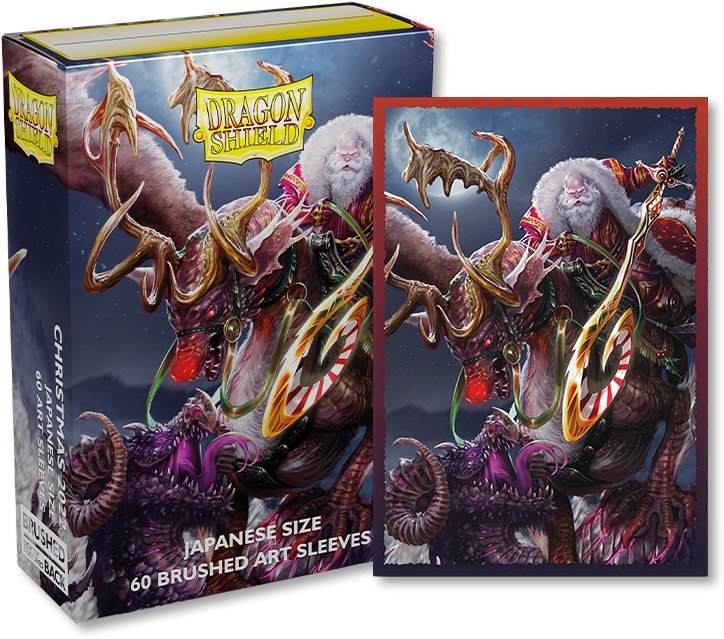 60 Pochettes Brushed Art Format Japonais Noël 2022 - Dragon Shield