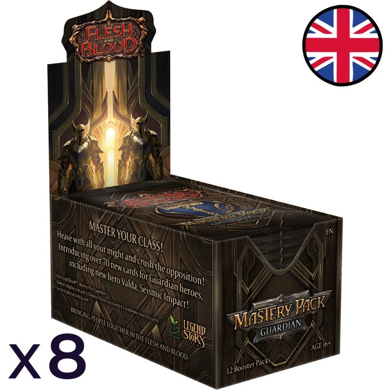 Carton de 8 Boites de 12 boosters Pack Maîtrise Gardien - Chair et Sang FR