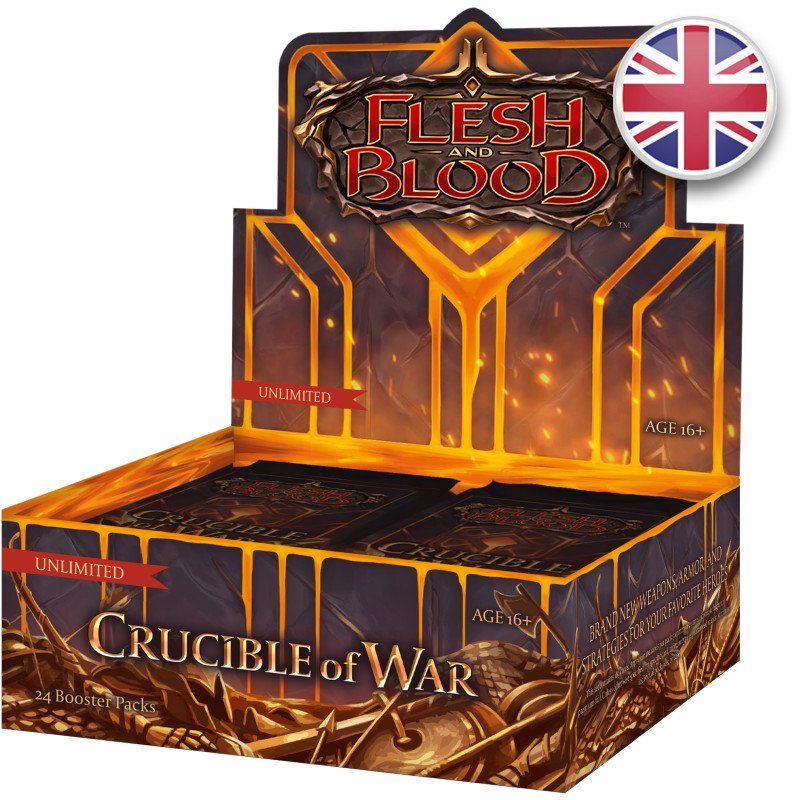 Boite de 24 boosters Crucible of War Unlimited - Flesh and Blood EN