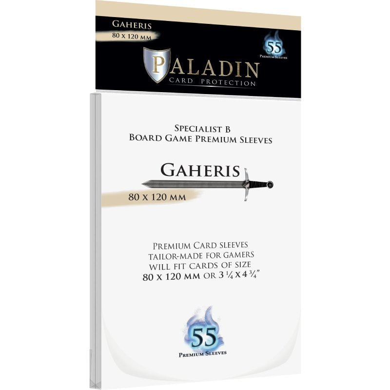 55 pochettes transparentes Gaheris (80 × 120 mm) - Paladin