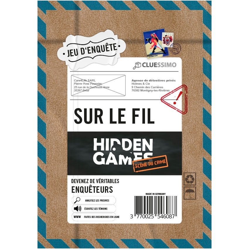 Hidden Games - Affaire N°4 : Sur le Fil