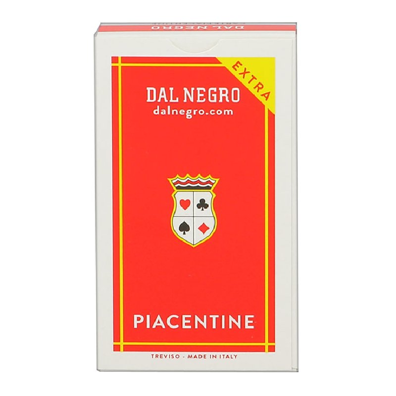 Jeu de 40 cartes Piacentine dos rouge - Le Coq Impérial