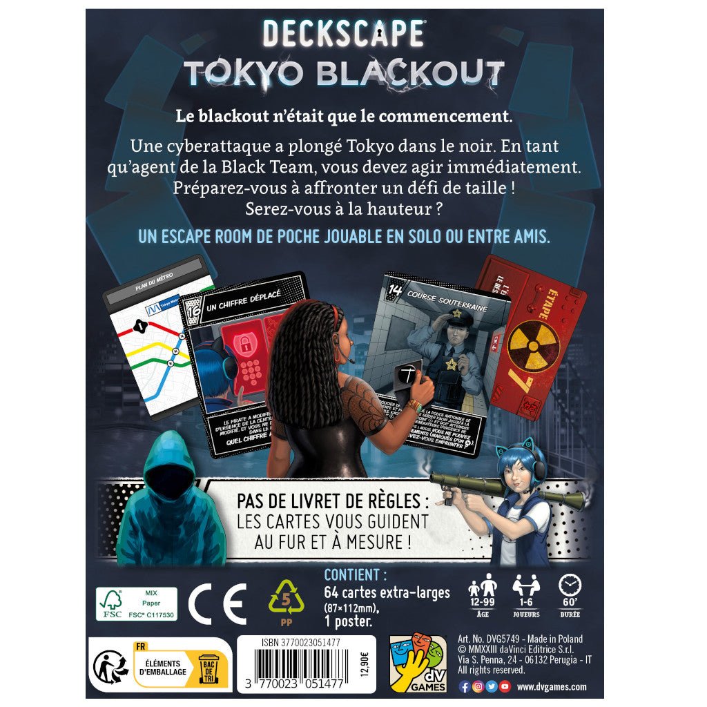Deckscape - Tokyo Blackout_Jeu-de-société