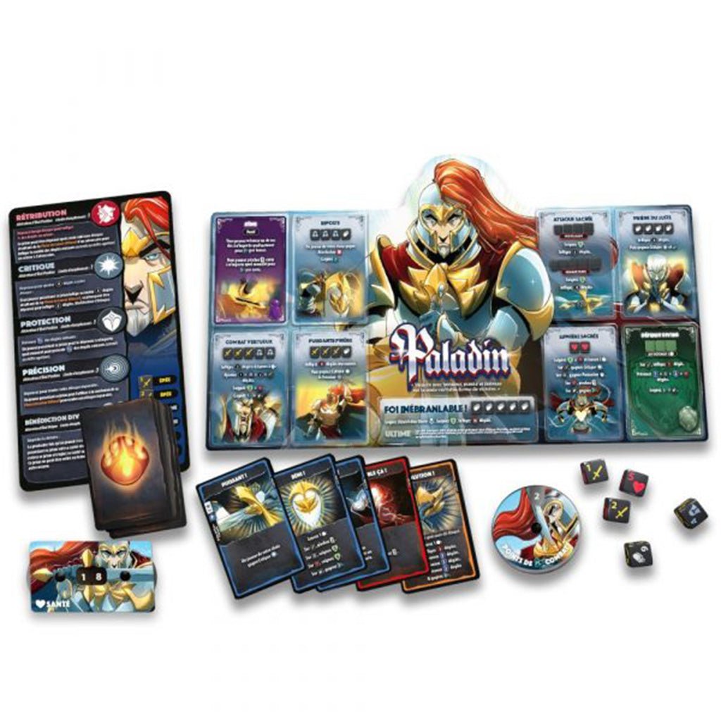Dice Throne Saison 1 - Moine Vs Paladin_Jeu - de - société