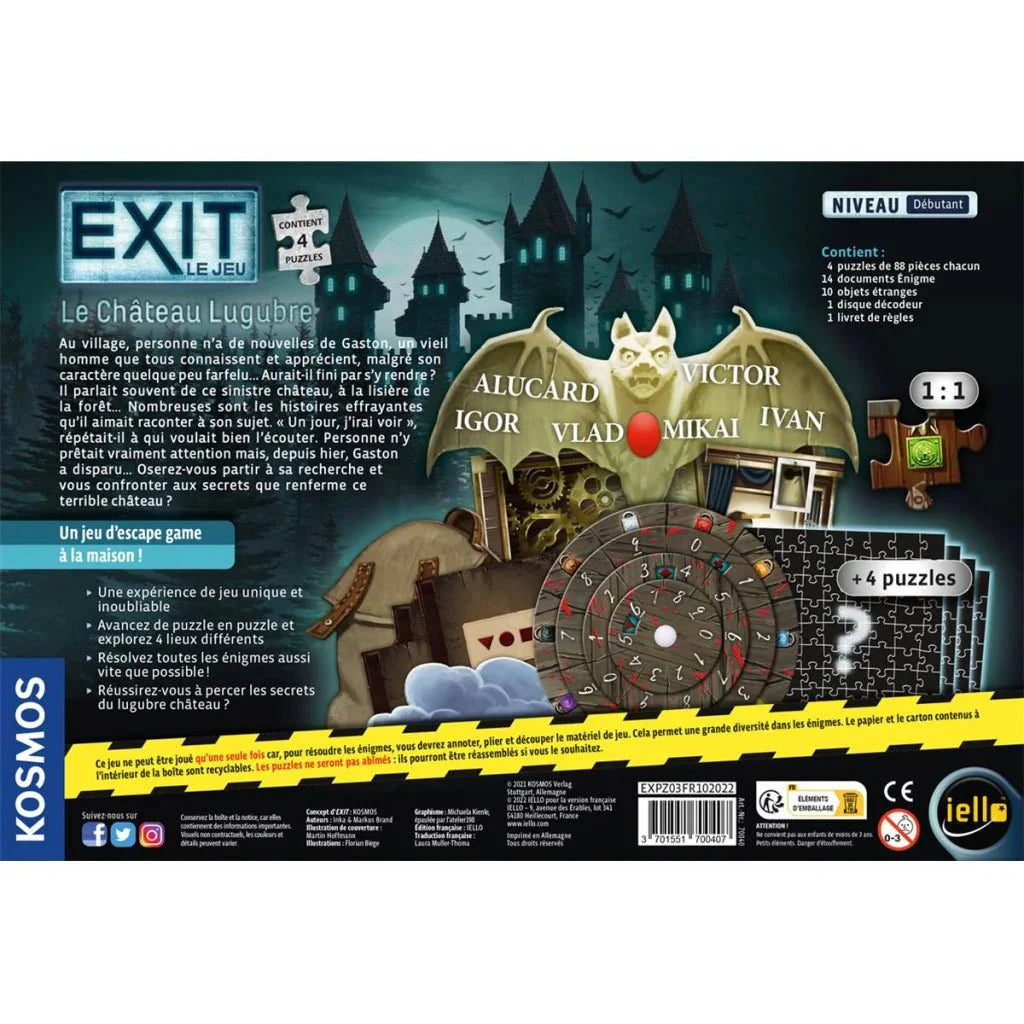 Exit Puzzle: Le Chateau Lugubre_Jeu - de - société