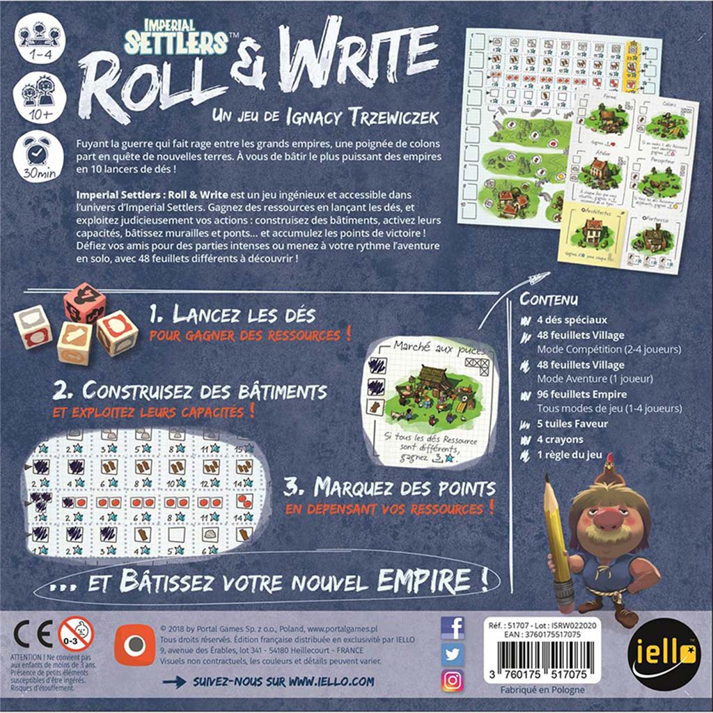 Imperial Settlers - Roll & Write_Jeu - de - société