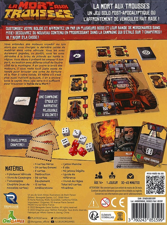 La Mort aux Trousses_Jeu-de-société