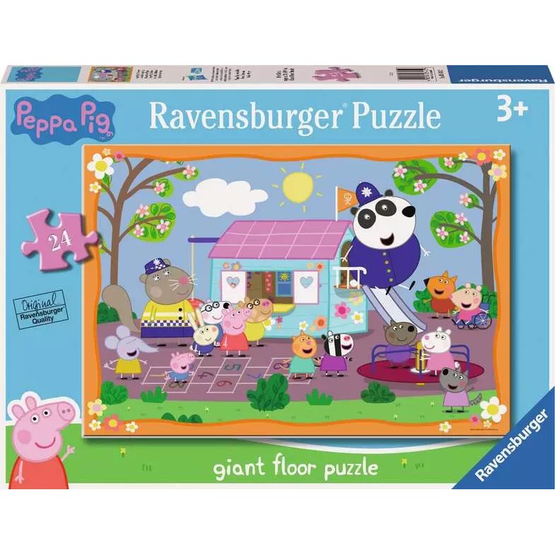 Puzzle 24 pièces géant - Le Club de Peppa Pig - Ravensburger