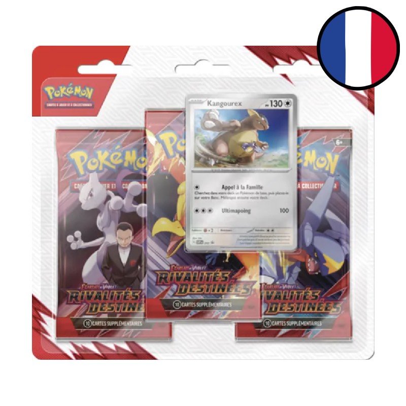 Tripack Kangourex Écarlate et Violet : Rivalités Destinées - Pokémon FR