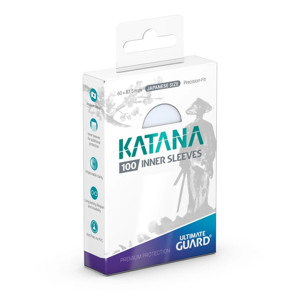 100 Pochettes Inner Katana format japonais (60 x 87,5 mm) - Ultimate Guard