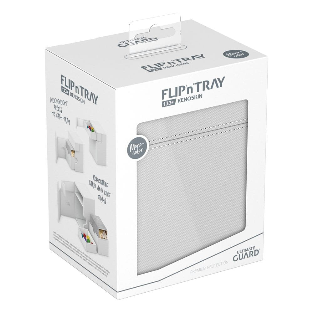 Étui Flip'n'Tray Deck 133+ XenoSkin Blanc - Ultimate Guard