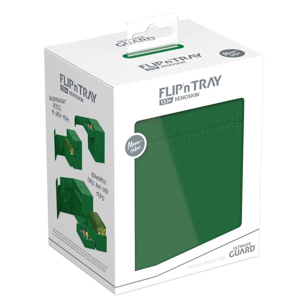 Étui Flip'n'Tray pour deck 133+ XenoSkin Vert - Ultimate Guard