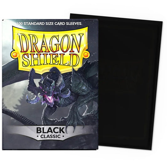 100 Pochettes Classique Format Standard Noir - Dragon Shield