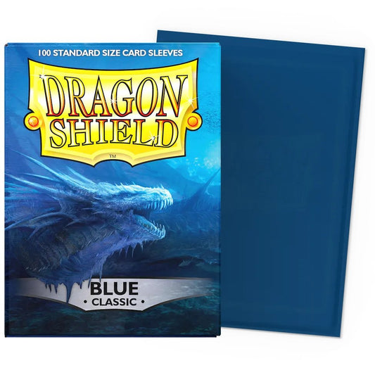 100 Pochettes Classique Format Standard Bleu - Dragon Shield