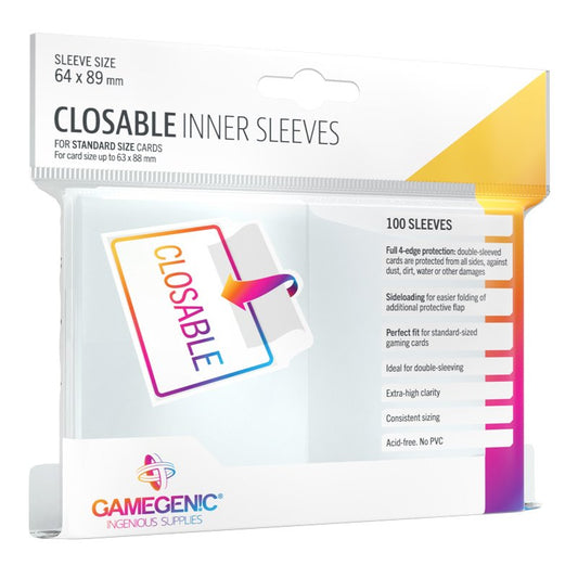 100 pochettes intérieures refermables - Gamegenic