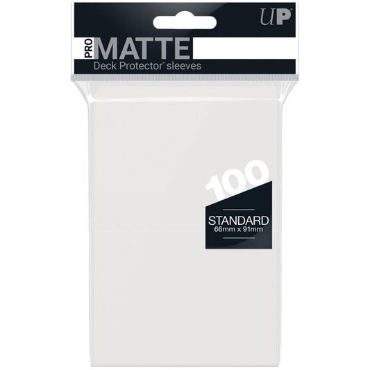 100 Pochettes Pro-Matte Format Standard Transparent - Ultra Pro