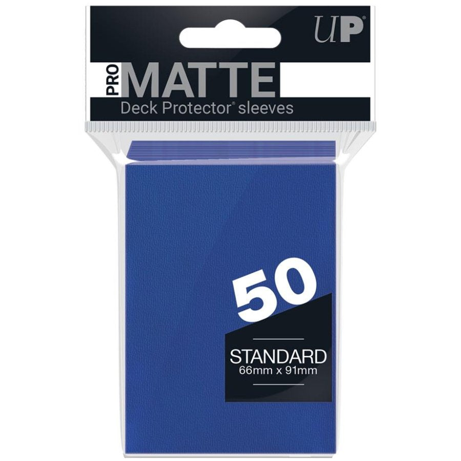 50 Pochettes Bleu Mat - Ultra Pro