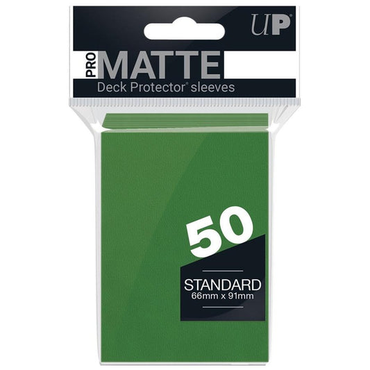 50 Pochettes UltraPro Mat Vert