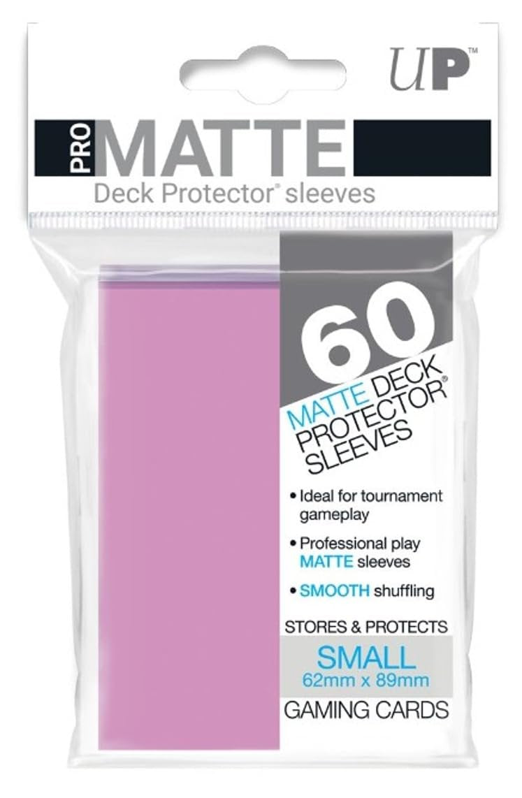 60 pochettes Pro Matte format Japonais Rose - Ultra Pro