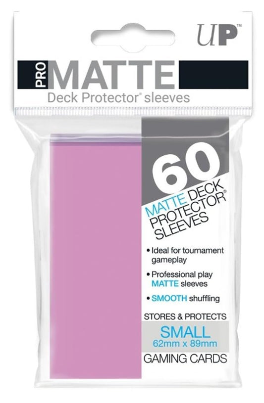 60 pochettes Pro Matte format Japonais Pink - Ultra Pro
