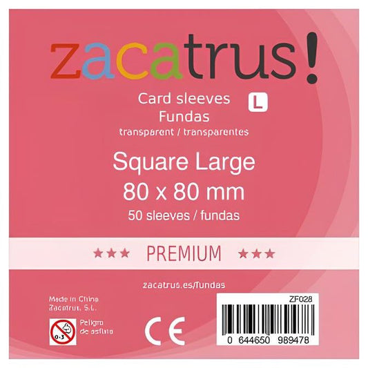 55 Protège-cartes Format Square L clear- Zacatrus