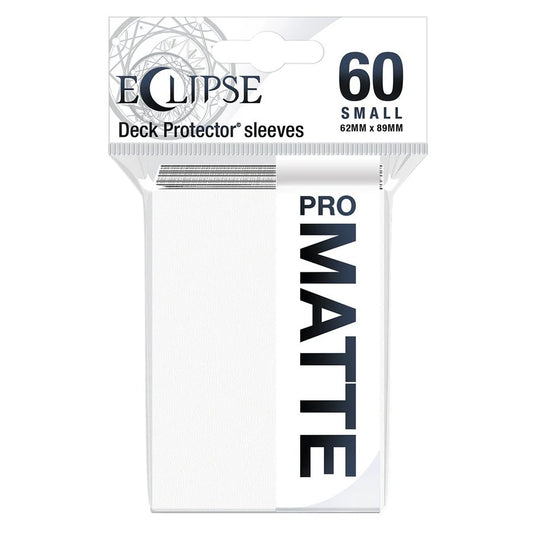 60 pochettes Eclipse Pro-Matte Format Japonais - Blanc Arctic - Ultra Pro