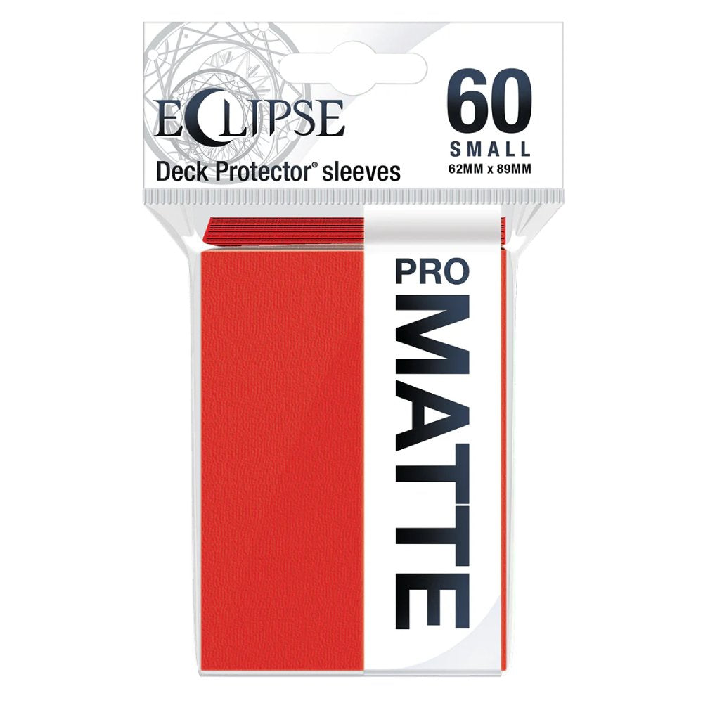 60 pochettes Eclipse Pro-Matte Format Japonais - Rouge Pomme - Ultra Pro