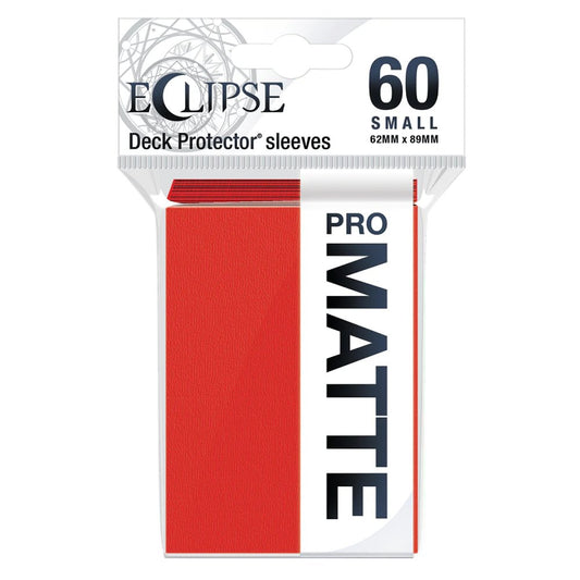60 pochettes Eclipse Pro-Matte Format Japonais - Rouge Pomme - Ultra Pro