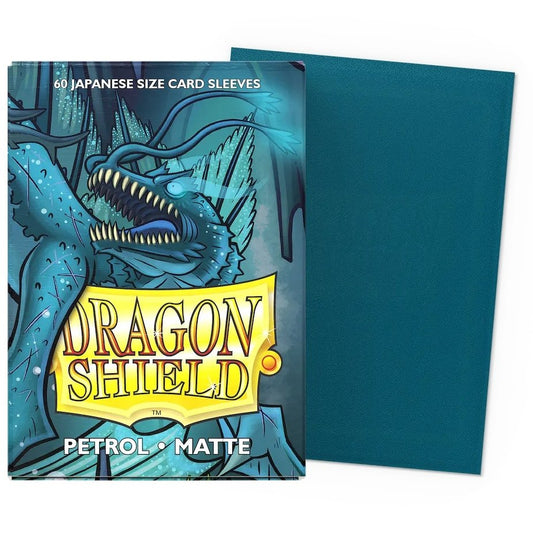 60 Pochettes Matte Format Japonais Petrol - Dragon Shield