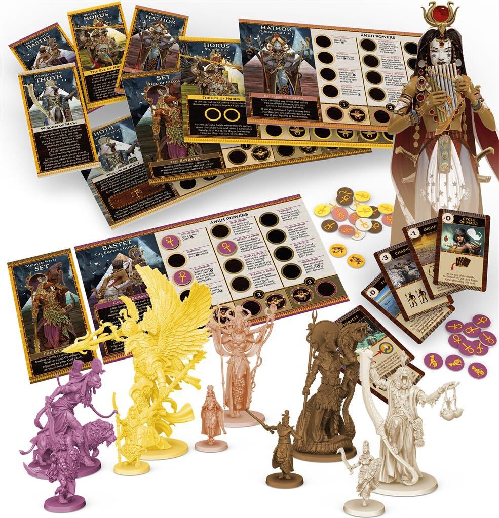 Ankh - Les Dieux d'Egypte : Panthéon_Jeu-de-société