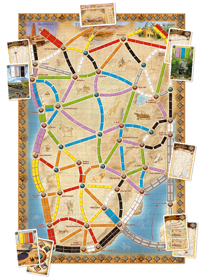 Les Aventuriers du Rail - Ticket To Ride Au coeur de l'Afrique_Jeu-de-société