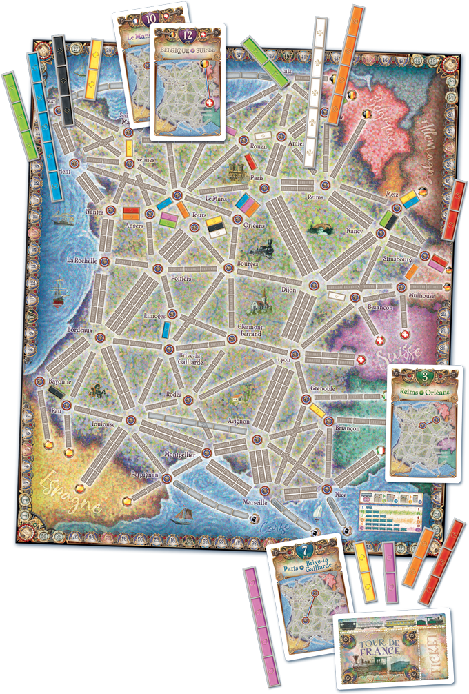 Les Aventuriers Du Rail - Ticket To Ride France_Jeu-de-société