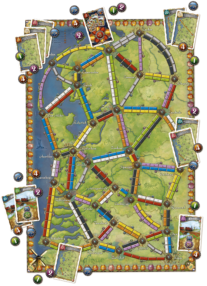 Les Aventuriers Du Rail - Ticket To Ride Pays Bas_Jeu-de-société