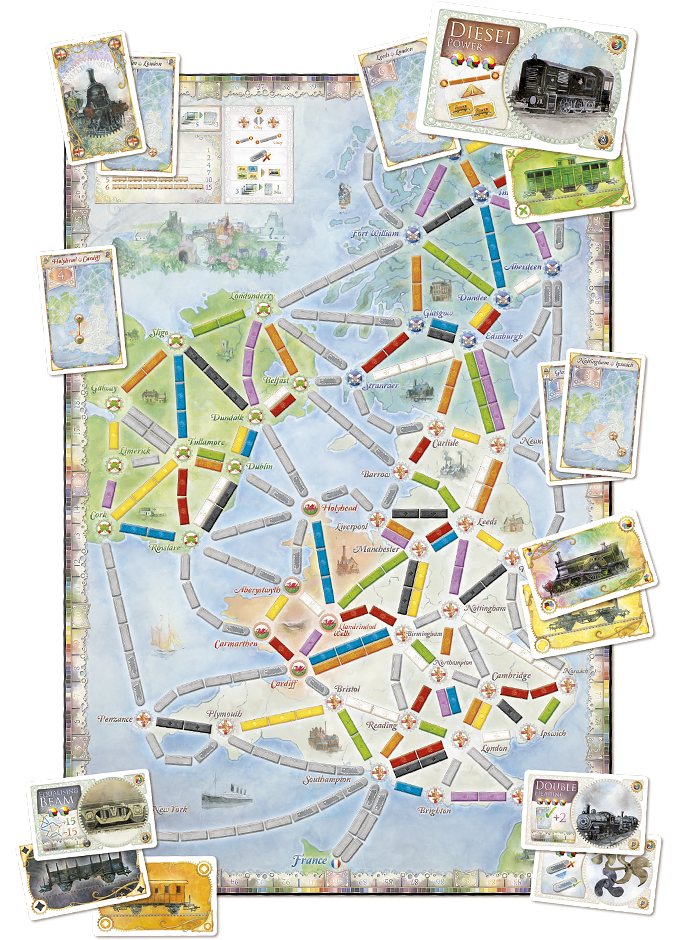 Les Aventuriers Du Rail - Ticket To Ride Royaume Uni_Jeu-de-société