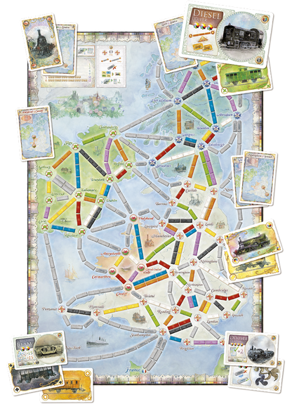 Les Aventuriers Du Rail - Ticket To Ride Royaume Uni_Jeu-de-société