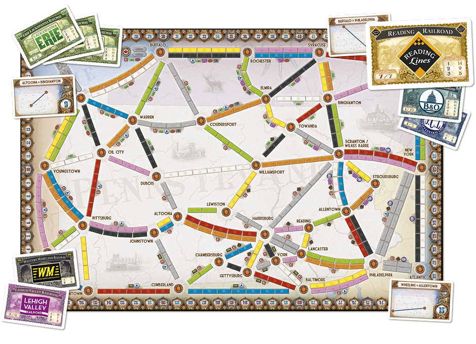 Les Aventuriers Du Rail - Ticket To Ride Royaume Uni_Jeu-de-société