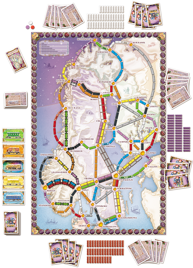 Les Aventuriers Du Rail - Scandinavie_Jeu-de-société