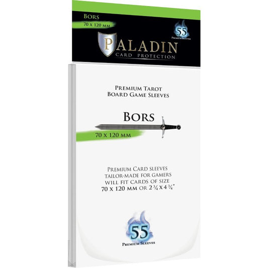 55 pochettes transparentes Bors (70 × 120 mm) - Paladin