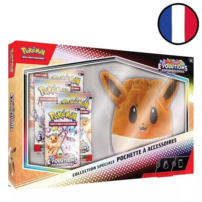 Coffret Collection Spéciale Pochette à accessoires Évolutions Prismatiques - Pokémon FR
