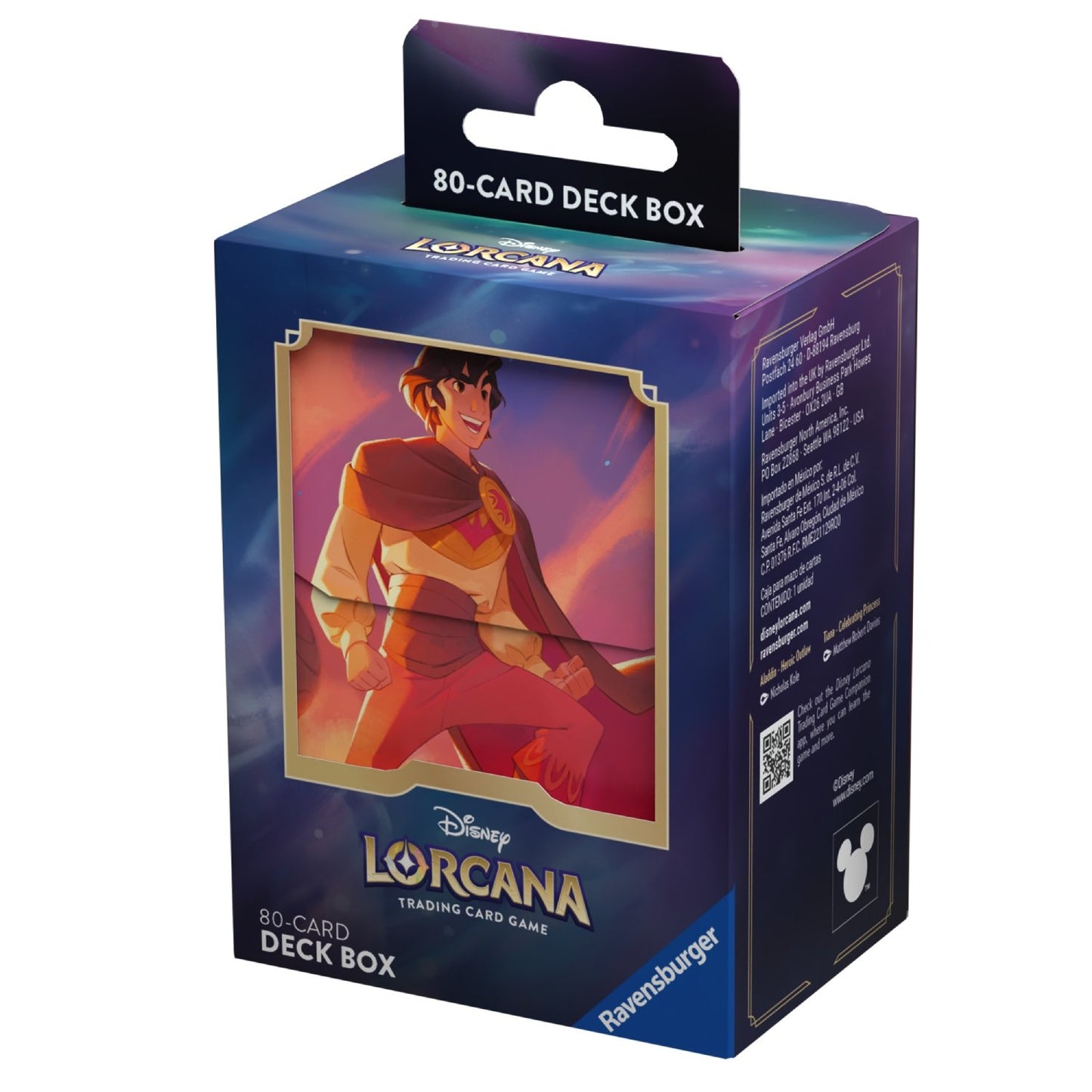 Deck Box 80+ Aladdin Ciel Scintillant - Disney Lorcana