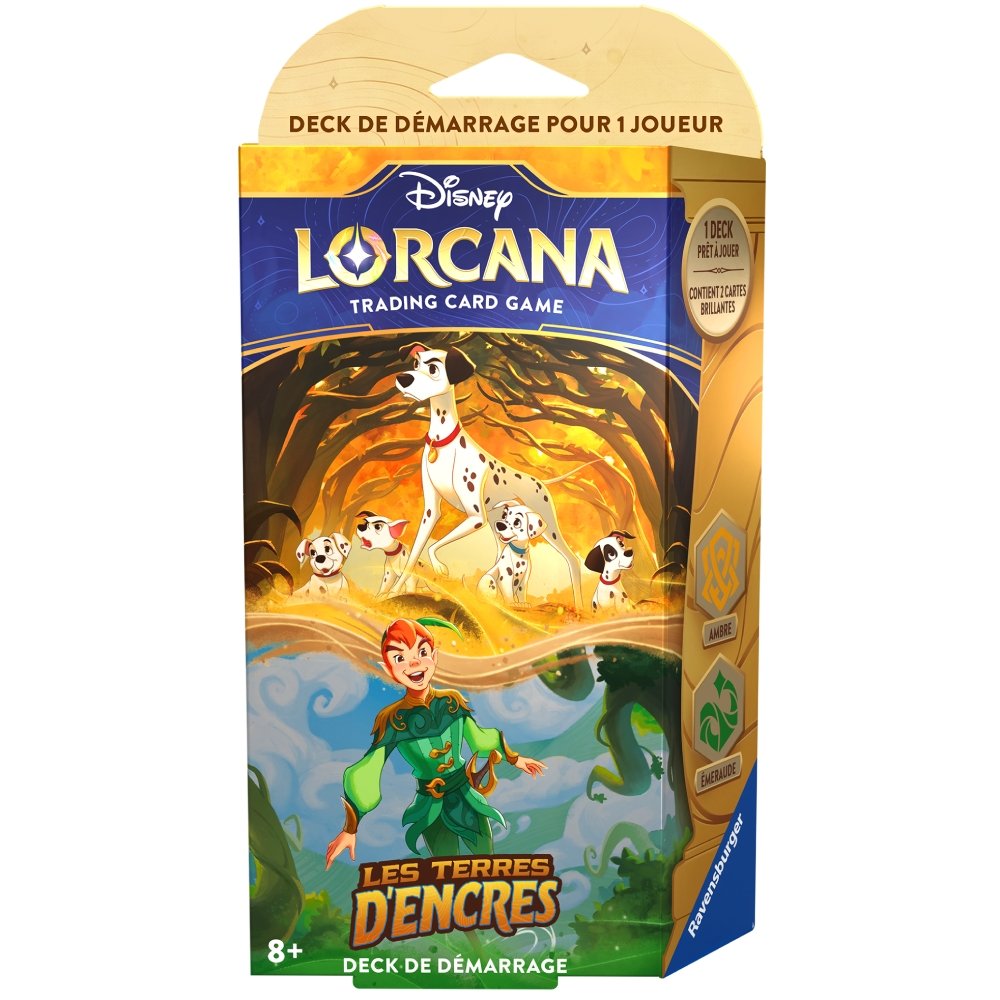 Deck de démarrage Pongo et Peter Pan Les Terres d'Encres Chapitre 3 - Disney Lorcana FR