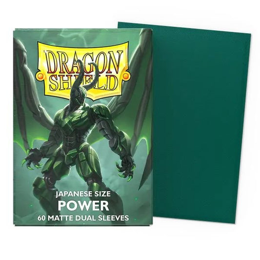 60 Pochettes Dual Matte Format Japonais Power - Dragon Shield