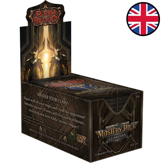 Boite de 12 boosters Pack Maîtrise Gardien - Flesh and Blood EN