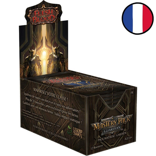 Boite de 12 boosters Pack Maîtrise Gardien - Flesh and Blood FR