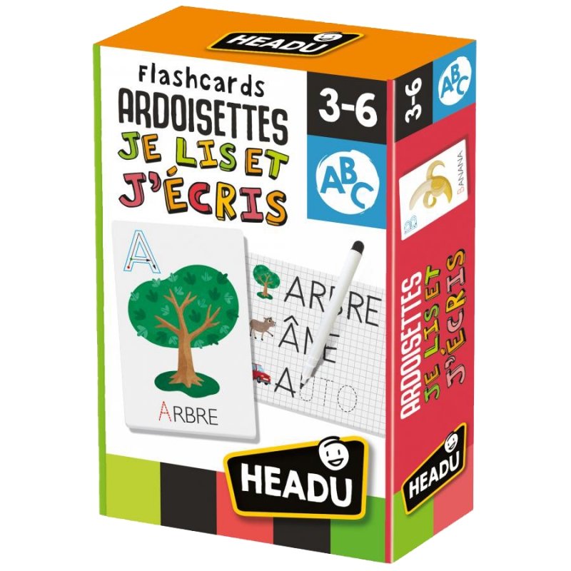 Flashcards Ardoisettes Je Lis Et J'Ecris_Jeu-de-société